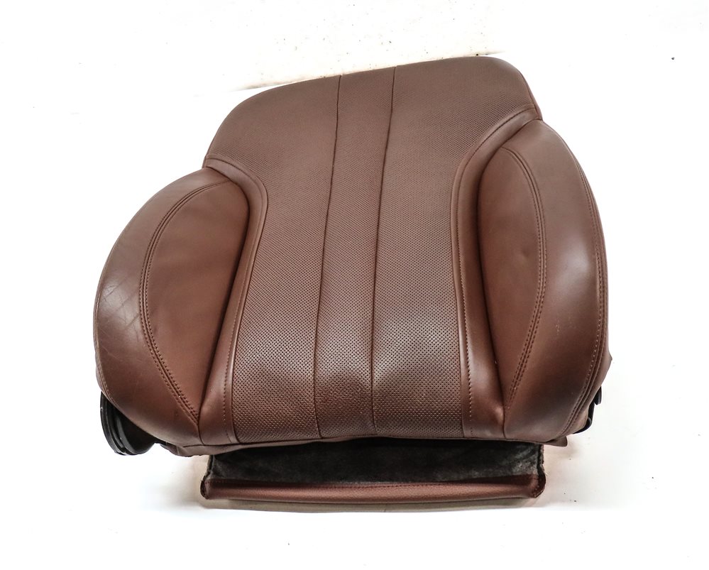 Thumbnail 2: 13 BMW 650i F06 FRONT RIGHT PASSENGER UPPER MEM COMFORT SEAT CUSHION (BROWN)