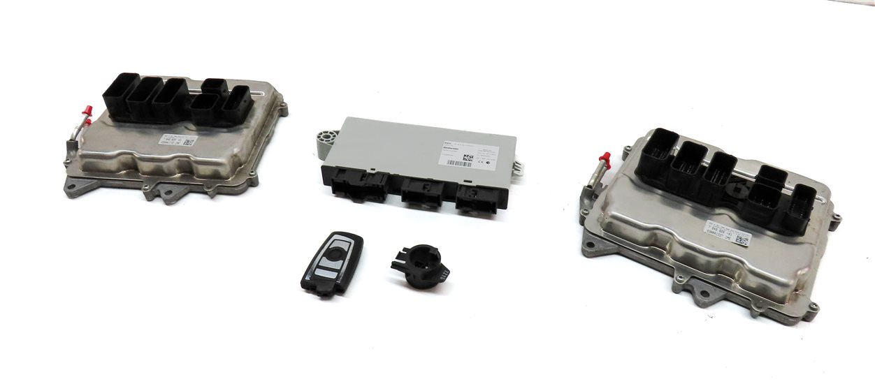 13 BMW 550iGT 750i ALPINA B7 13-14 650i 4.4L N63 TURBO DME CAS4 MODULE SET/5