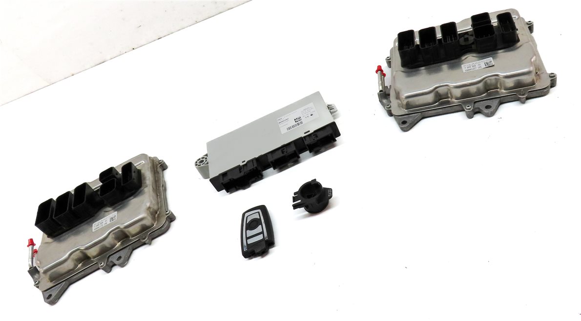 Thumbnail 3: 13 BMW 550iGT 750i ALPINA B7 13-14 650i 4.4L N63 TURBO DME CAS4 MODULE SET/5