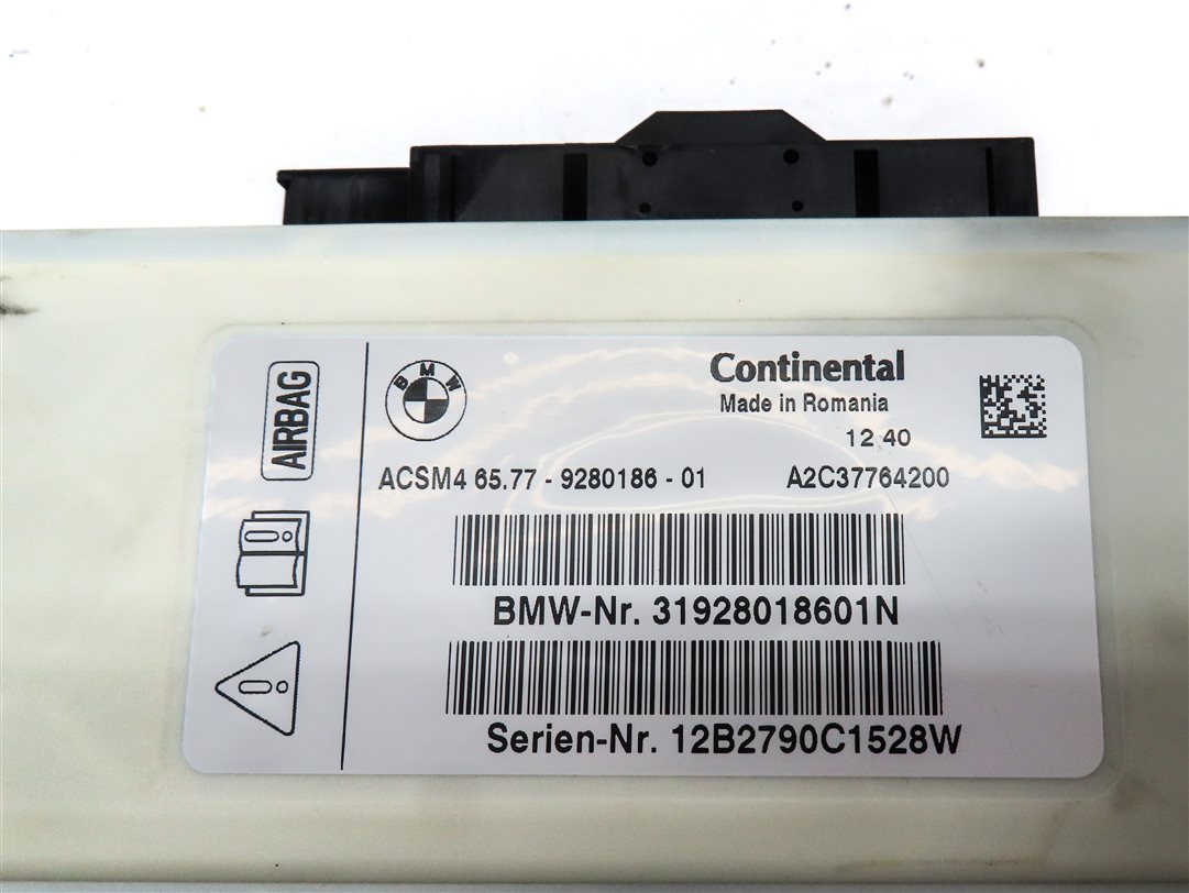 Thumbnail 4: 12-21 BMW 2 3 4 5 6 7 X3 X4 X5 X6 (F22 F30 F32 F10 F15 F16 F85) SRS BAG MODULE