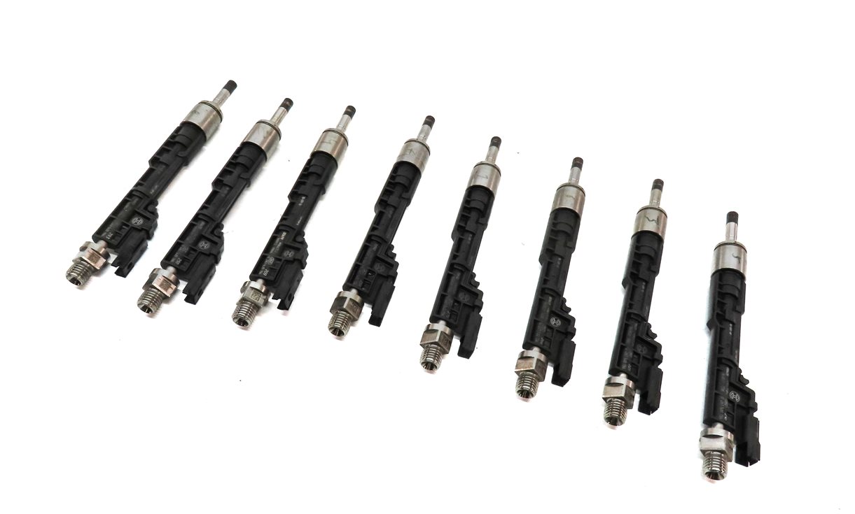 12-14 BMW 550iGT 650i 750i M5 M6 (F01 F07 F10 F12) 4.4L N63 FUEL INJECTOR SET/8