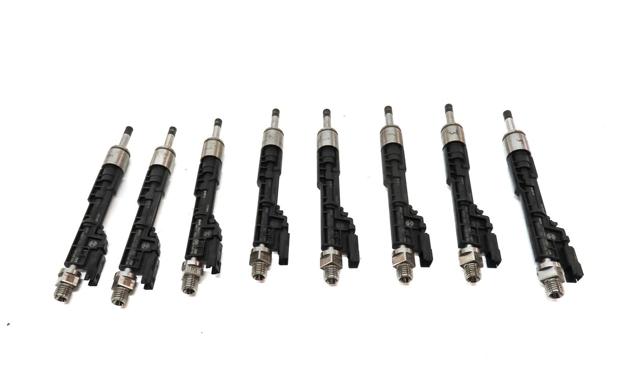 Thumbnail 2: 12-14 BMW 550iGT 650i 750i M5 M6 (F01 F07 F10 F12) 4.4L N63 FUEL INJECTOR SET/8