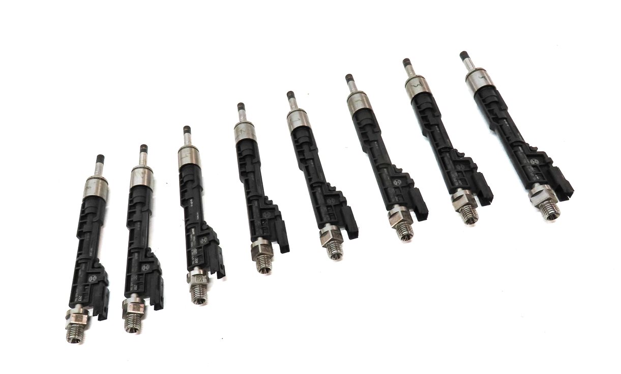 Thumbnail 3: 12-14 BMW 550iGT 650i 750i M5 M6 (F01 F07 F10 F12) 4.4L N63 FUEL INJECTOR SET/8