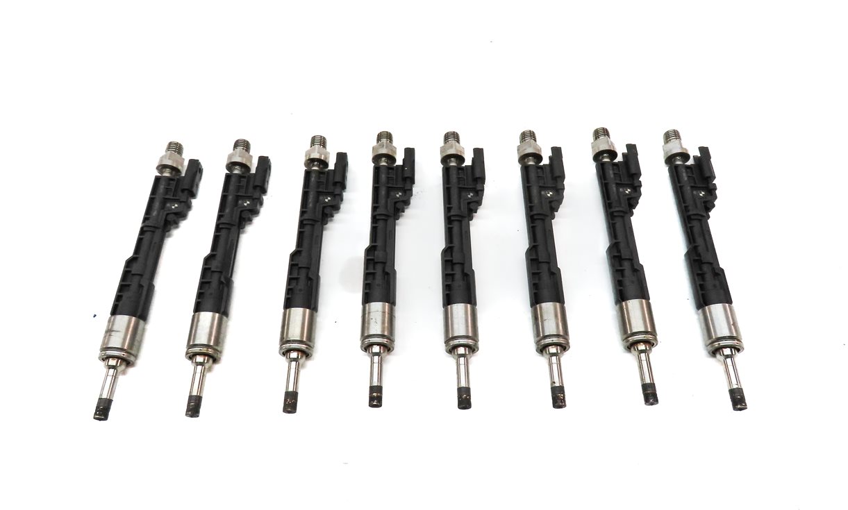 Thumbnail 4: 12-14 BMW 550iGT 650i 750i M5 M6 (F01 F07 F10 F12) 4.4L N63 FUEL INJECTOR SET/8
