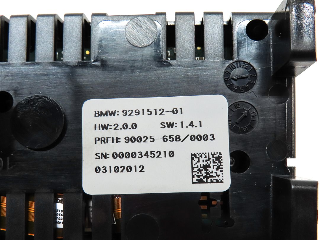 Thumbnail 7: 2010-2019 BMW 528i 535i 550i 740i 750i 760i (F01 F06 F10) REAR TEMPERATURE PANEL