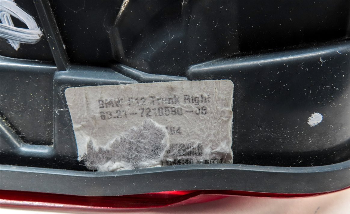 Thumbnail 6: 12-19 BMW 640i 650i M6 ///M (F06 F12 F13) RIGHT PASSENGER TAILLIGHT LIGHT LAMP