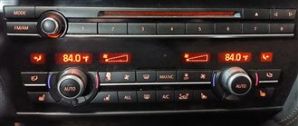 Thumbnail 2: 12-19 BMW 640i 650i M6 ///M (F06 F12 F13) FRONT HEATER A/C TEMPERATURE CONTROL