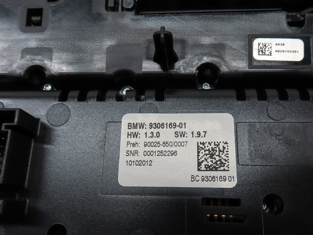 Thumbnail 7: 12-19 BMW 640i 650i M6 ///M (F06 F12 F13) FRONT HEATER A/C TEMPERATURE CONTROL