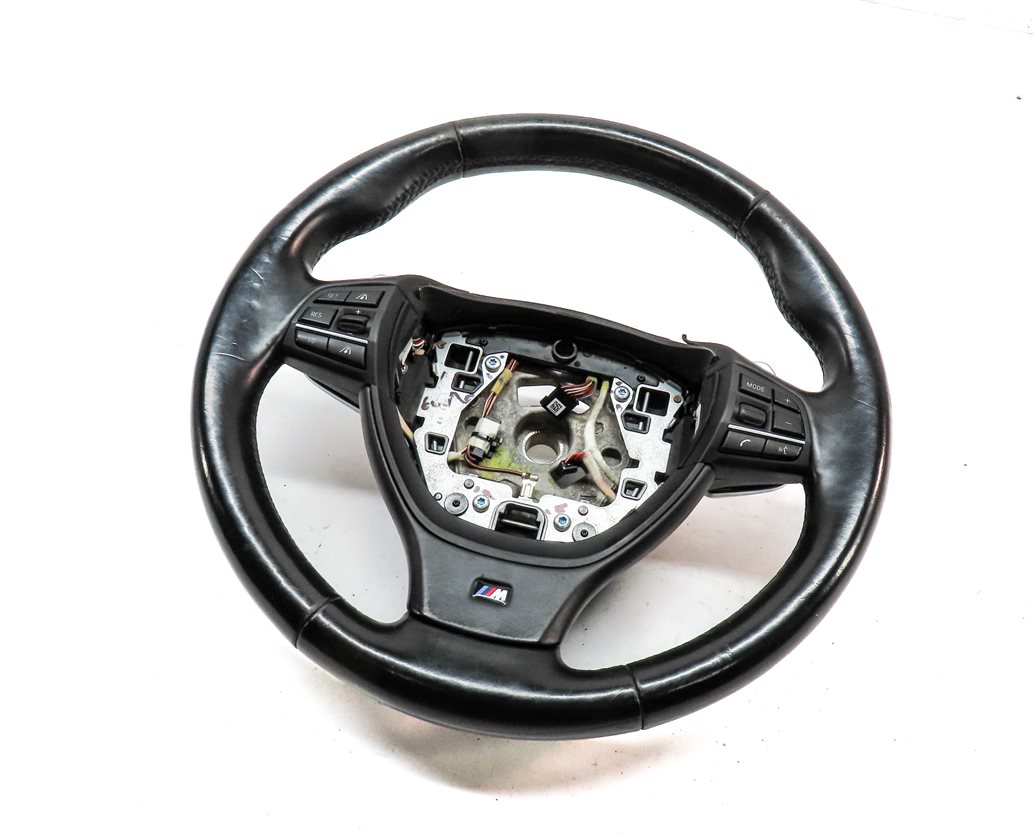 Thumbnail 1: 11-13 BMW 5 6 7 F10 F06 F01 3 SPOKE w/ LANE DEPART HEATED STEERING WHEEL (BLACK)