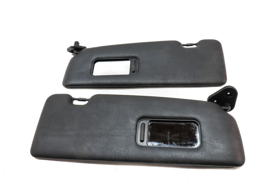 Thumbnail 4: 01-06 BMW 3 SERIES M3 (E46) CONVERTIBLE FRONT LEFT RIGHT SUN VISOR SET 2 (BLACK)