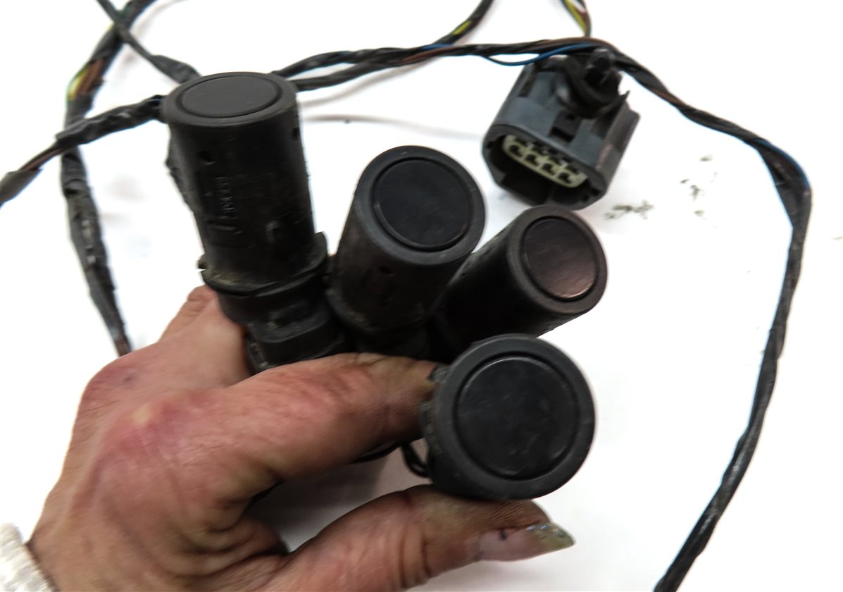 Thumbnail 4: 2009 RANGE ROVER SPORT (L320) REAR PARK ASSIST PDC SENSOR SET4 (BLACK) & HARNESS