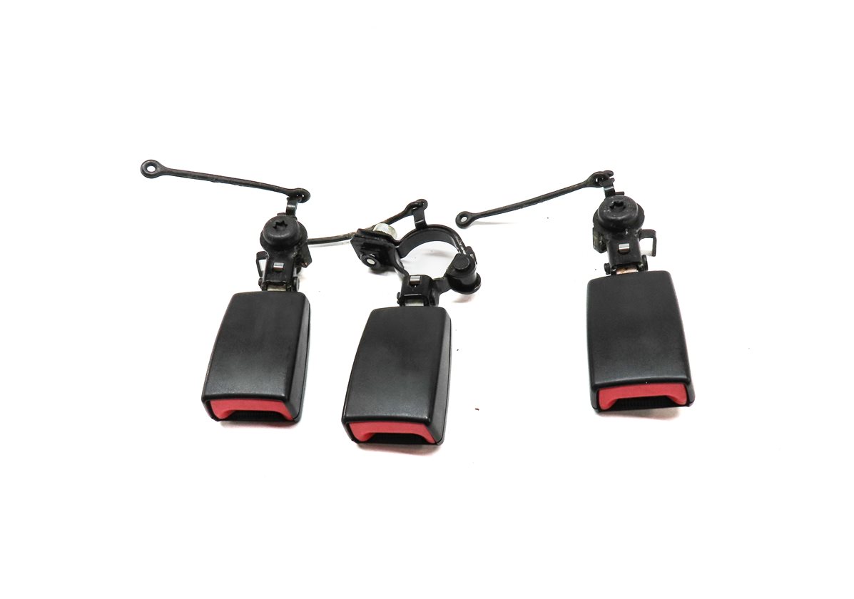 Thumbnail 2: 2009 RANGE ROVER SPORT L320 REAR LEFT RIGHT CENTER SEATBELT BUCKLE RECEIVER SET3