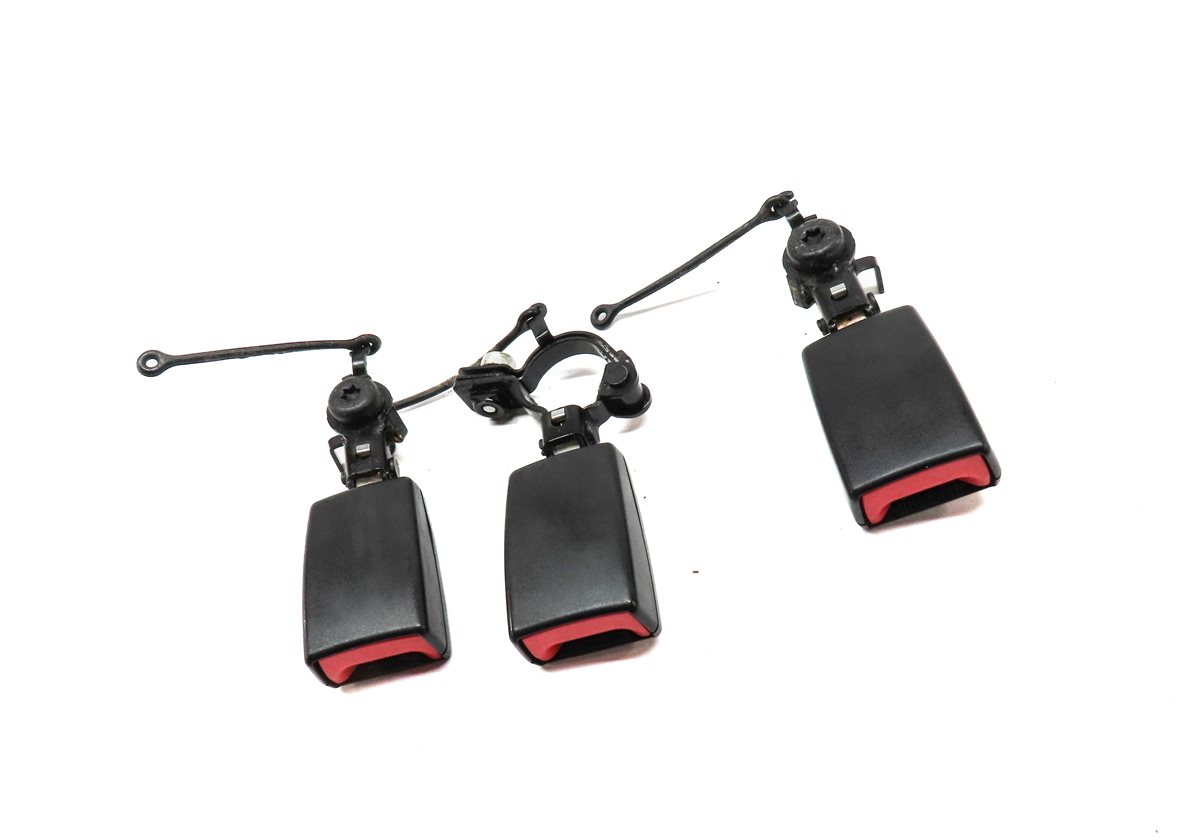 Thumbnail 3: 2009 RANGE ROVER SPORT L320 REAR LEFT RIGHT CENTER SEATBELT BUCKLE RECEIVER SET3