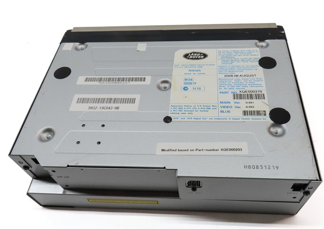 Thumbnail 6: 2006-2009 RANGE ROVER SPORT (L320) 6-DISC DVD VIDEO DISC CHANGER READER