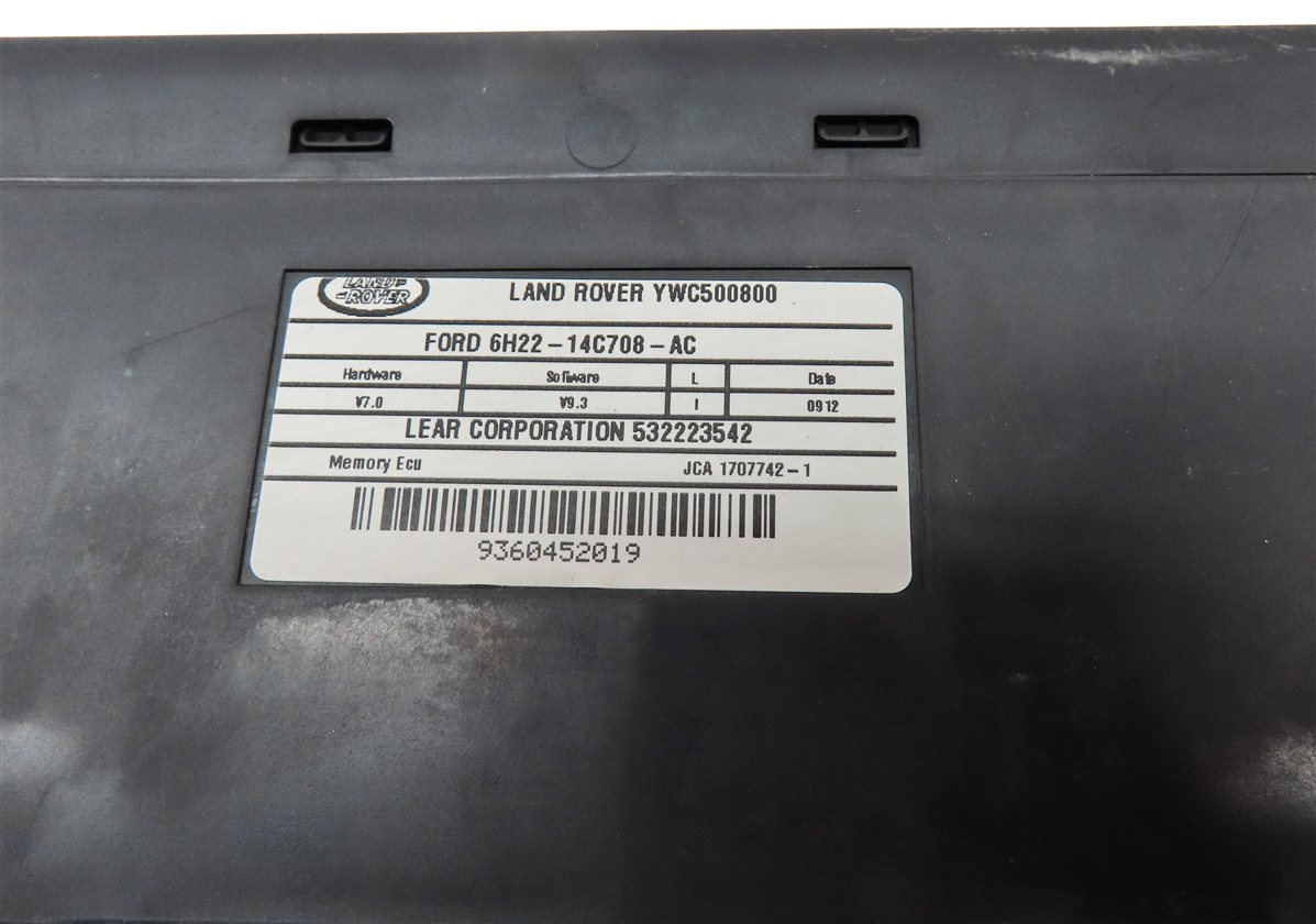 Thumbnail 5: 2009 LAND RANGE ROVER SPORT (L320) FRONT LEFT DRIVER SEAT CONTROL MODULE