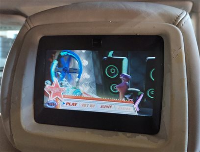 Thumbnail 3: 06-12 RANGE ROVER SPORT L320 FRONT LEFT & RIGHT HEADREST SET 2 w/ SCREEN (IVORY)