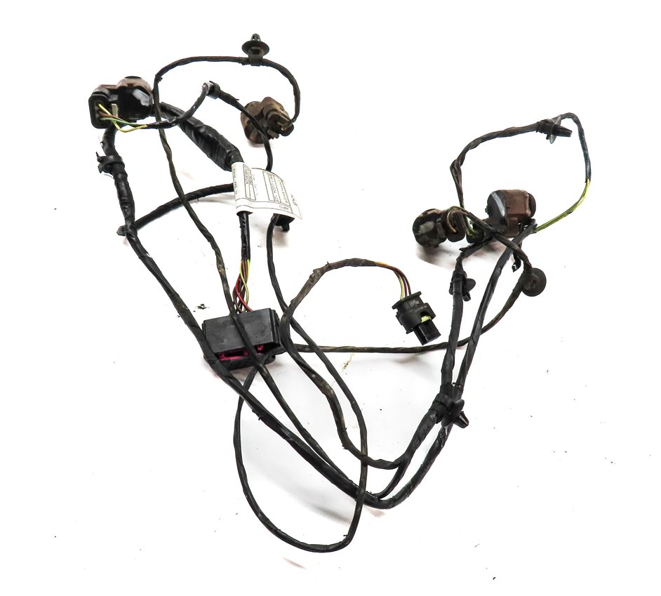 2016 BMW X3 (F25) REAR PARK ASSIST PDC SENSOR SET 4 (VARIOUS COLORS) w/ HARNESS