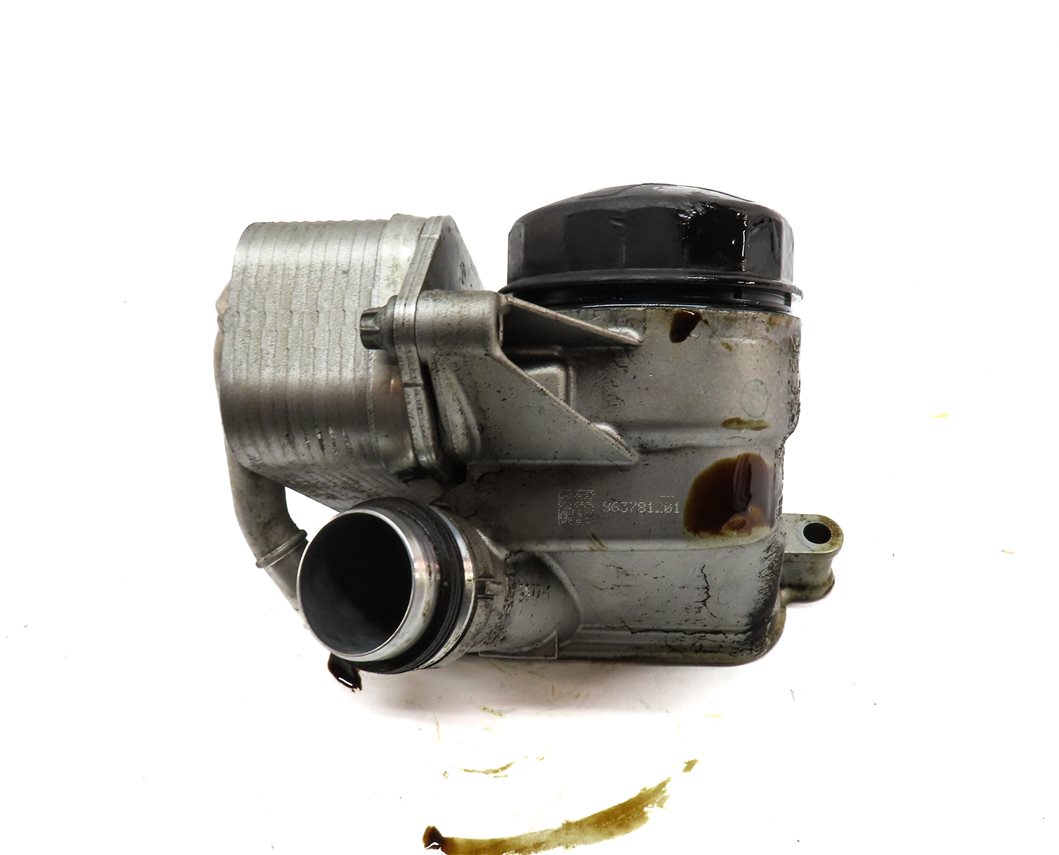 Thumbnail 4: 2016 BMW X3 (F25) 2.0L TURBO (N20) ENGINE OIL FILTER HOUSING w/ OIL COOLER