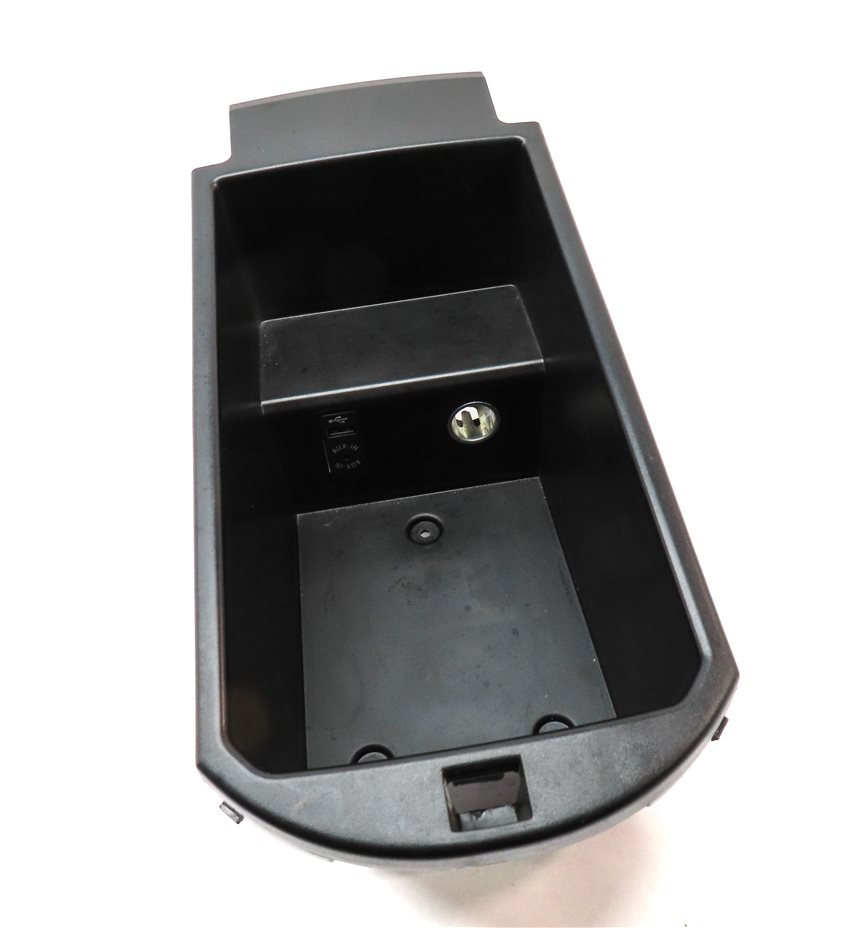 Thumbnail 3: 2016 BMW X3 (F25) FRONT CENTER CONSOLE STORAGE TRAY BIN w/ AUX AUXILIARY INPUT