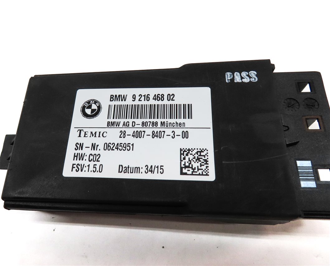 Thumbnail 4: 10-19 328i 330i 335i 530i 535i 550i 740i 750i 760i REAR HEATED SEAT MODULE