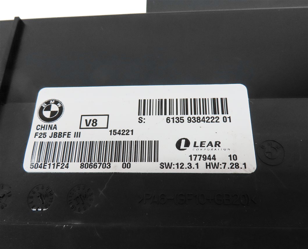 Thumbnail 5: 2015-2018 BMW X3 X4 (F25 F26) MAIN JUNCTION POWER BODY CONTROL MODULE