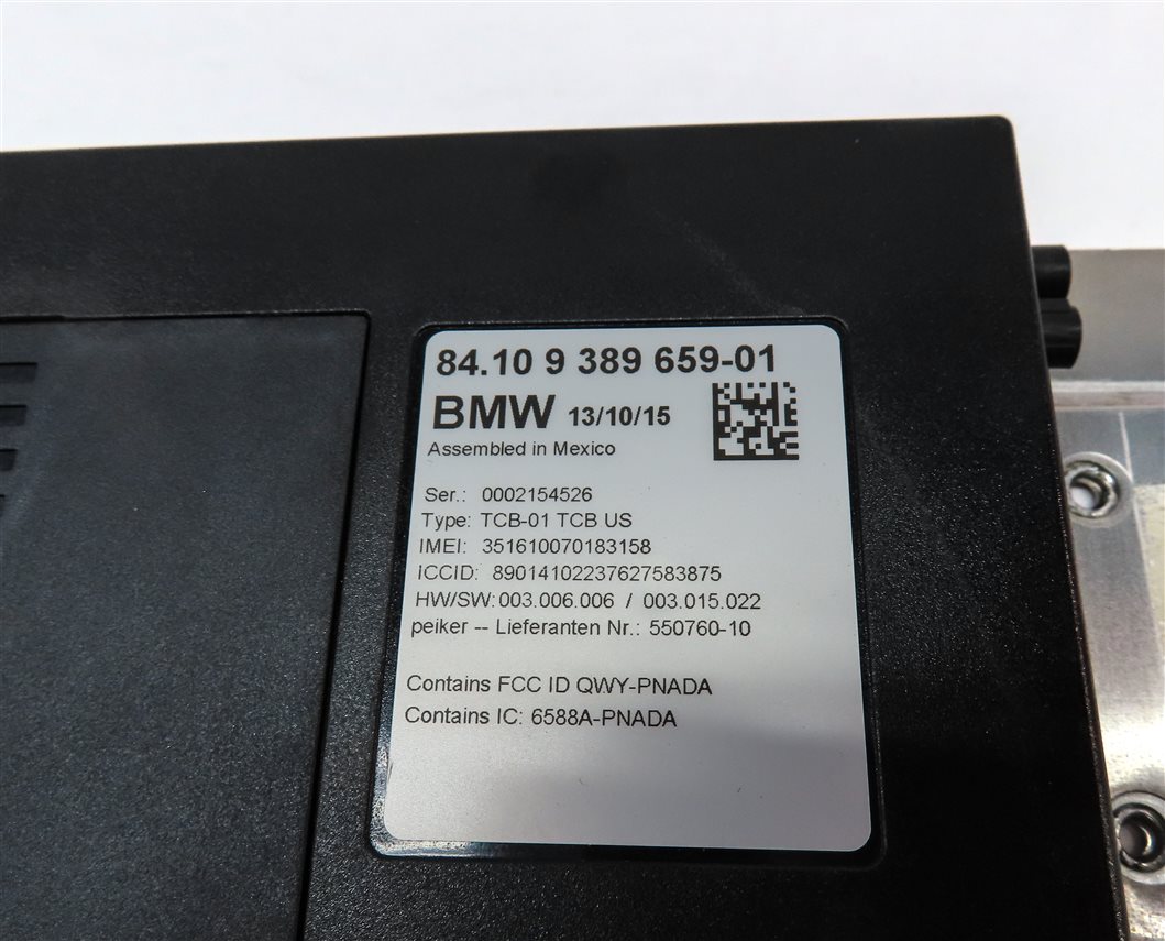 Thumbnail 4: 2016 BMW X3 (F25) TELEMATICS COMMUNICATION CONTROL MODULE