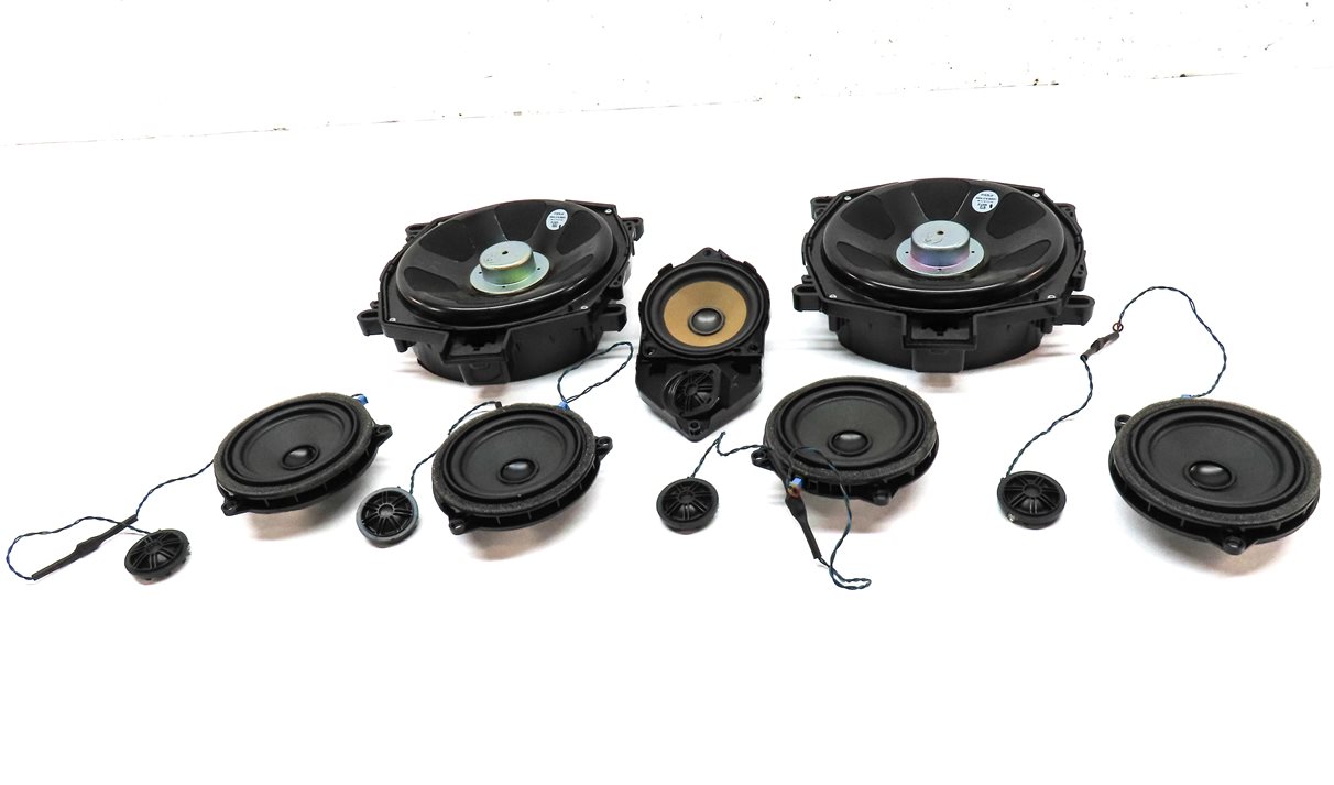 Thumbnail 2: 2016 BMW X3 (F25) FRONT REAR WOOFER MIDRANGE TWEETER PSS SPEAKER SET 11