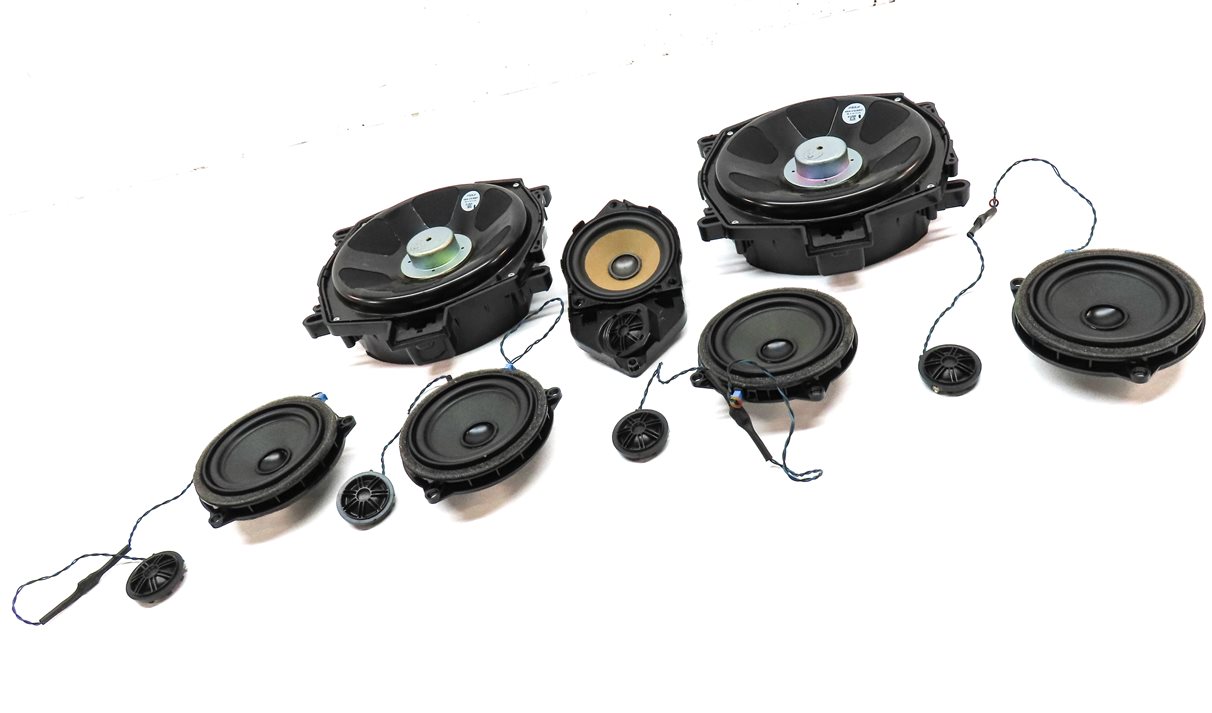 Thumbnail 3: 2016 BMW X3 (F25) FRONT REAR WOOFER MIDRANGE TWEETER PSS SPEAKER SET 11