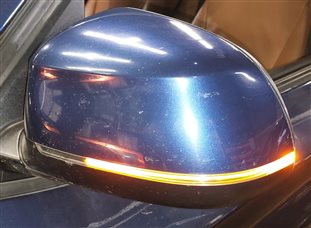Thumbnail 2: 15-16 BMW X3 F25 LEFT DOOR MIRROR PFOLD HEAT MEM AUTODIM BLIND CAMERA (BLUE)