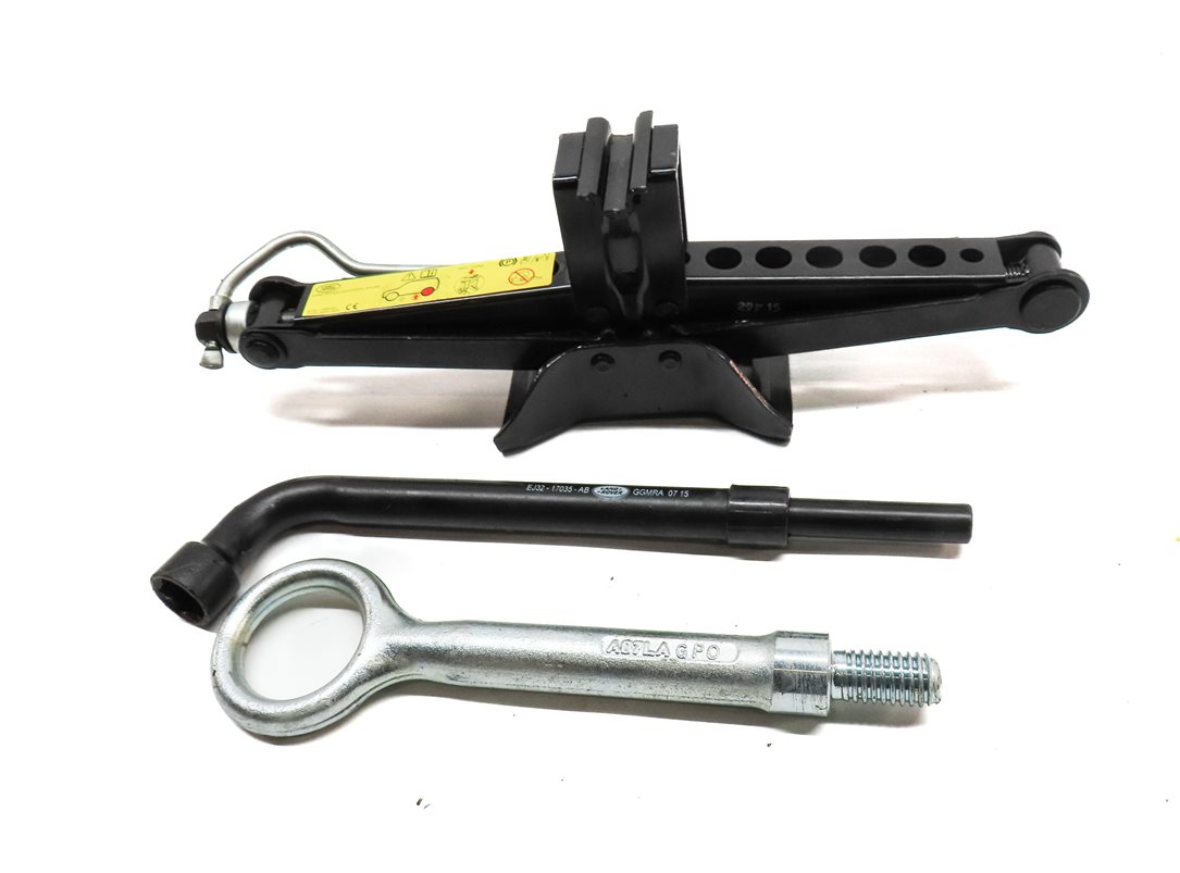 Thumbnail 2: 15-23 LAND ROVER DISCOVERY SPORT L550 TIRE SCISSOR JACK w/ TOW EYE & LUG WRENCH