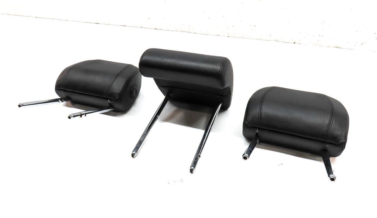 15-19 ROVER DISCOVERY SPORT (L550) REAR LEFT RIGHT CENTER HEADREST SET 3 (BLACK)