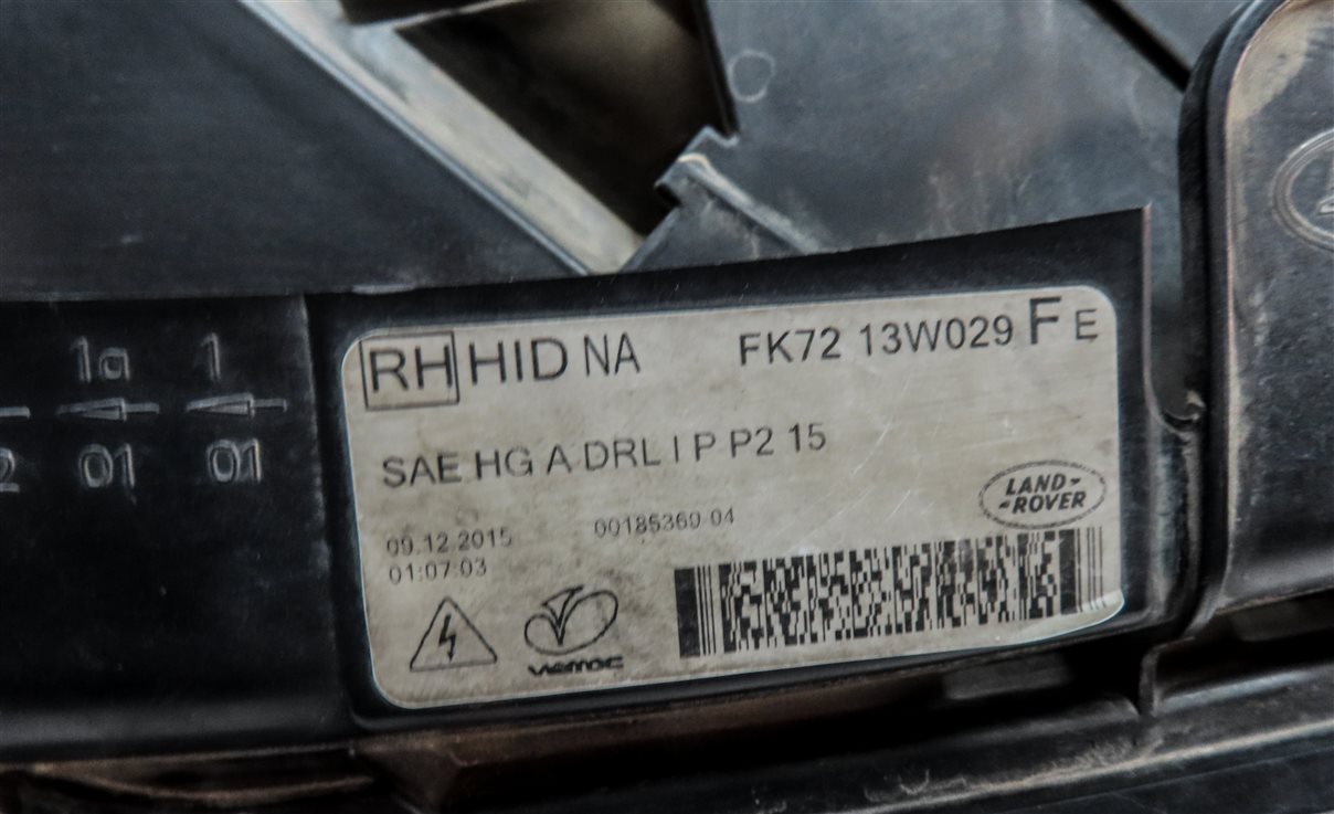 Thumbnail 6: 15-19 LAND ROVER DISCOVERY SPORT (L550) RIGHT - XENON HID HEADLIGHT LIGHT LAMP