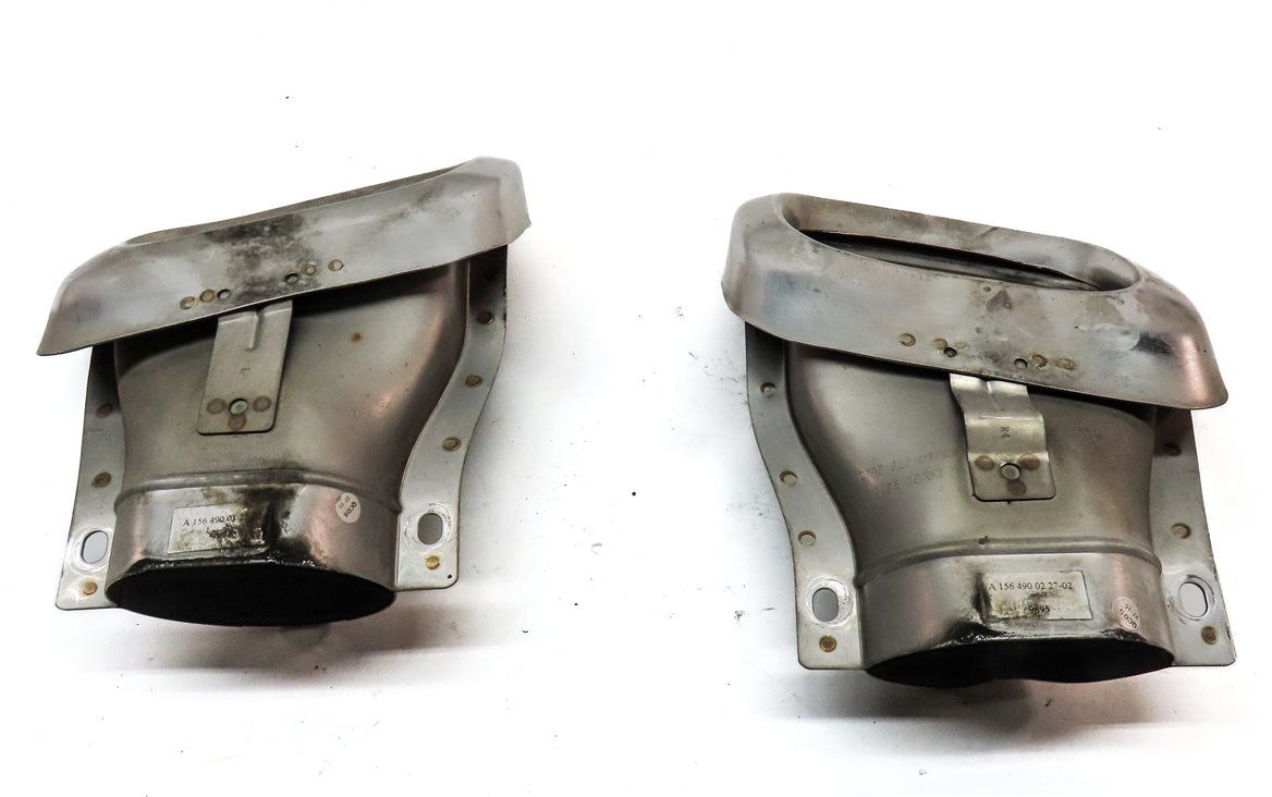 Thumbnail 5: 15-20 MERCEDES GLA250 X156 REAR LEFT & RIGHT MUFFLER EXHAUST TIP SET/2