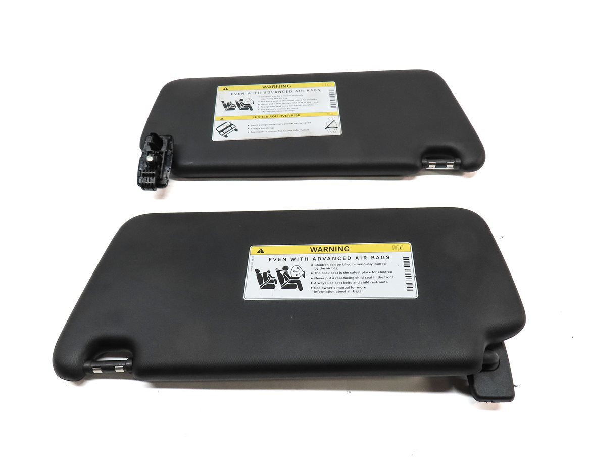 Thumbnail 5: 14-20 MERCEDES CLA GLA CLASS (C117 X156) FRONT LEFT & RIGHT SUNVISOR SET (BLACK)