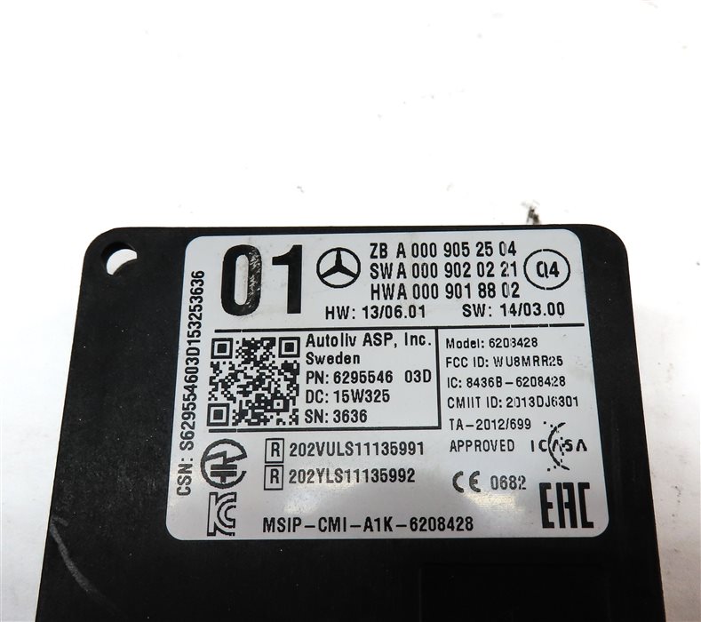 Thumbnail 4: 2014-2020 MERCEDES CLA250 CLA45 GLS CLS (C117 W166 W253) BLIND SPOT RADAR MODULE