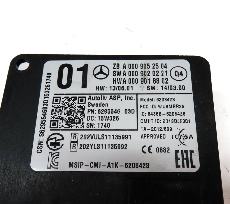 Thumbnail 4: 2014-2020 MERCEDES CLA250 CLA45 GLS CLS (C117 W166 W253) BLIND SPOT RADAR MODULE