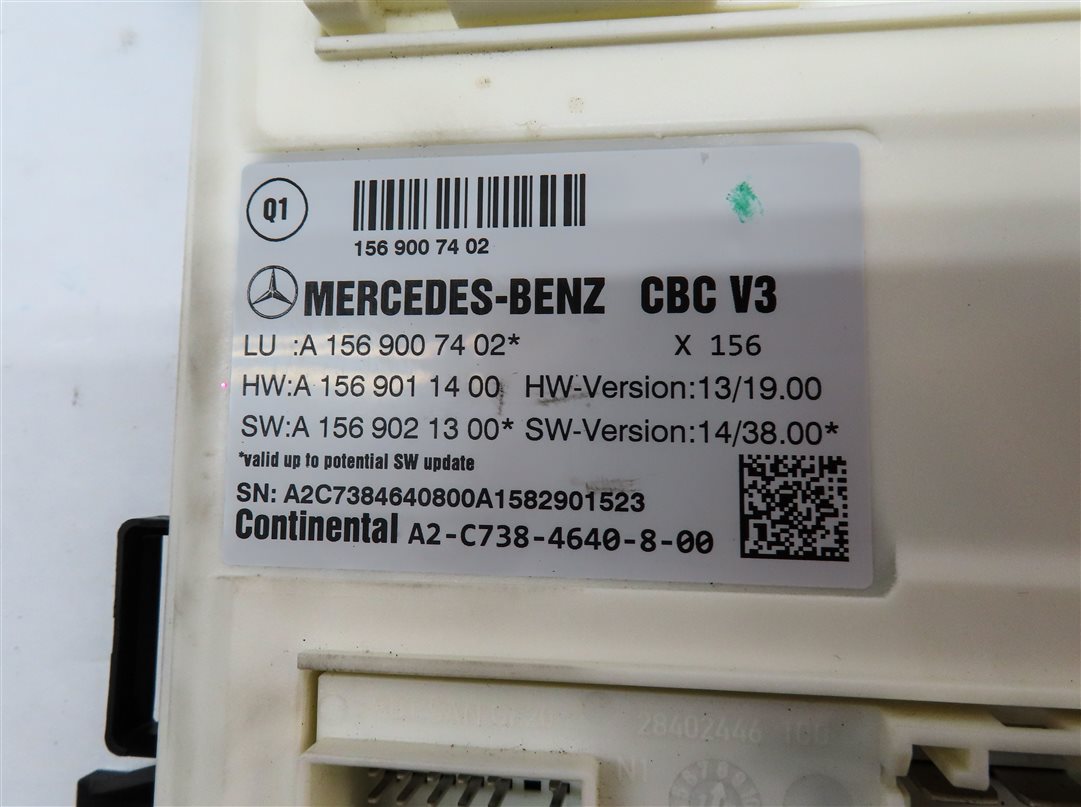 Thumbnail 5: 16-20 MERCEDES B CLA GLA (C117 W246 X156) FRONT SIGNAL ACQUISITION MODULE SAM