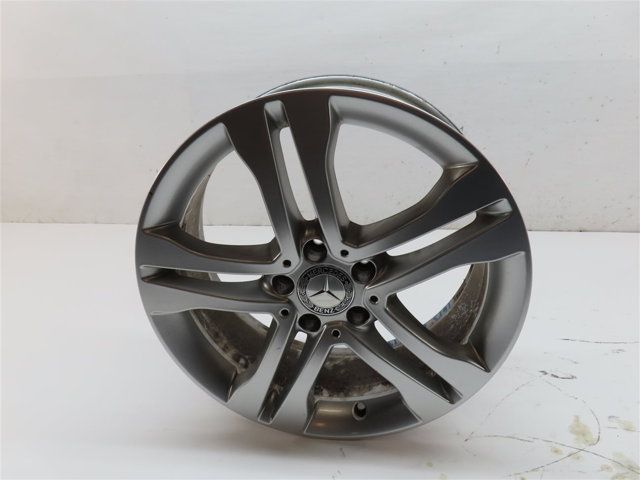 15-17 MERCEDES GLA250 (X156) 18x7 ALUMINUM ALLOY 5-DOUBLE SPOKE WHEEL RIM 