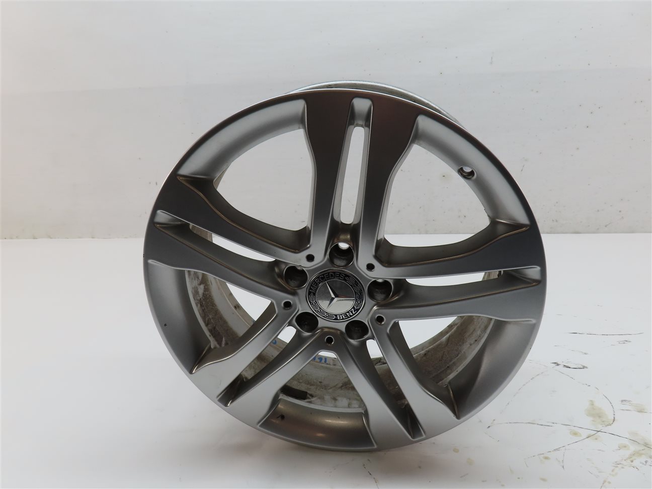 15-17 MERCEDES GLA250 (X156) 18x7 ALUMINUM ALLOY 5-DOUBLE SPOKE WHEEL RIM 