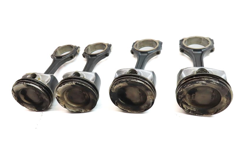 Thumbnail 2: 2014-2020 MERCEDES CLA250 (C117) 2.0L M270 TURBO ENGINE PISTON w/ ROD SET-4