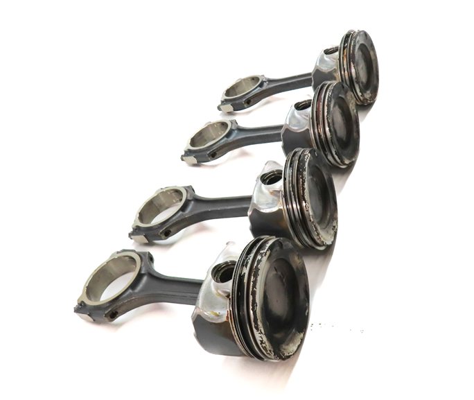 Thumbnail 4: 2014-2020 MERCEDES CLA250 (C117) 2.0L M270 TURBO ENGINE PISTON w/ ROD SET-4