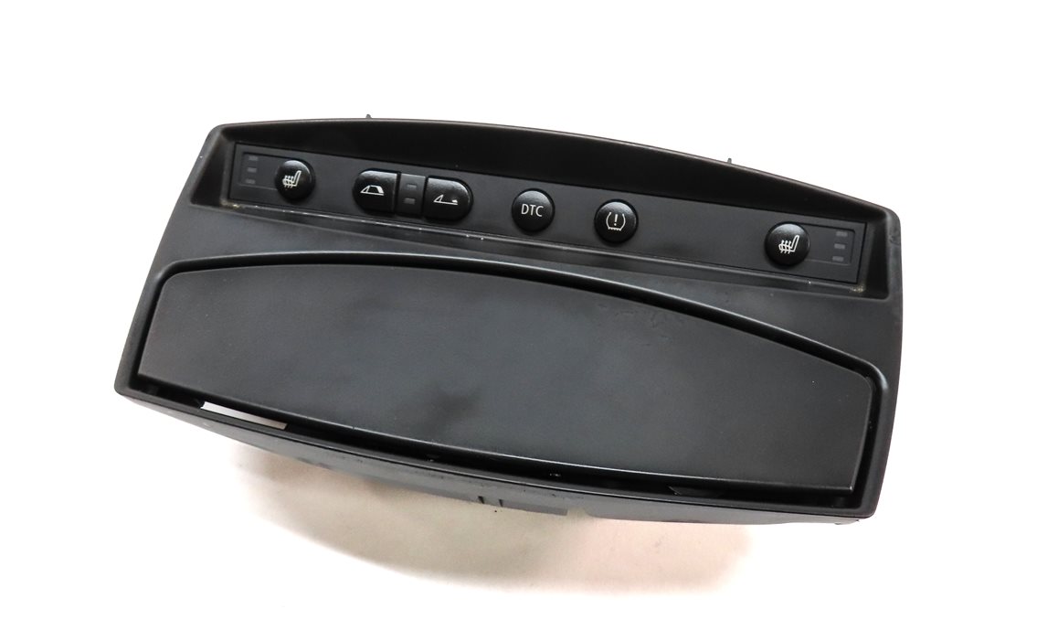 2008 BMW Z4 CONVERTIBLE E85 FRONT CENTER CONSOLE ASHTRAY w/ SWITCH PANEL (BLACK)