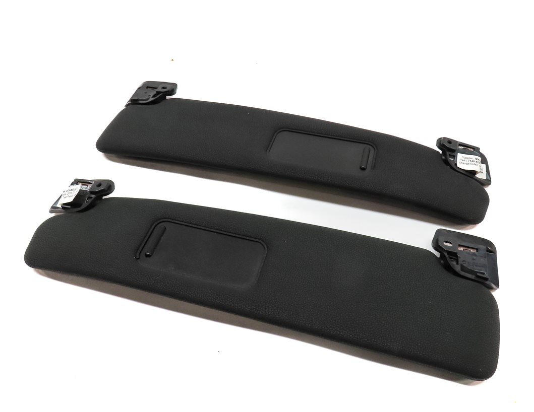 2003-2008 BMW Z4 (E85) FRONT LEFT & RIGHT SUN VISOR SUNVISOR SET (Black)