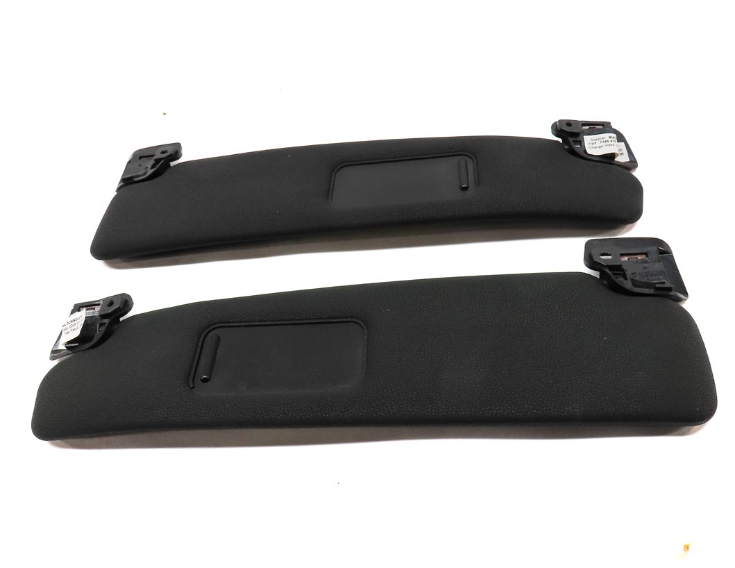 Thumbnail 2: 2003-2008 BMW Z4 (E85) FRONT LEFT & RIGHT SUN VISOR SUNVISOR SET (Black)