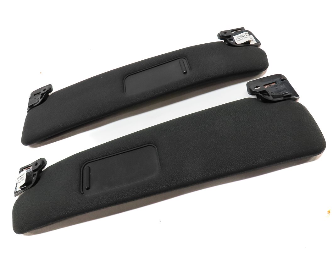 Thumbnail 3: 2003-2008 BMW Z4 (E85) FRONT LEFT & RIGHT SUN VISOR SUNVISOR SET (Black)