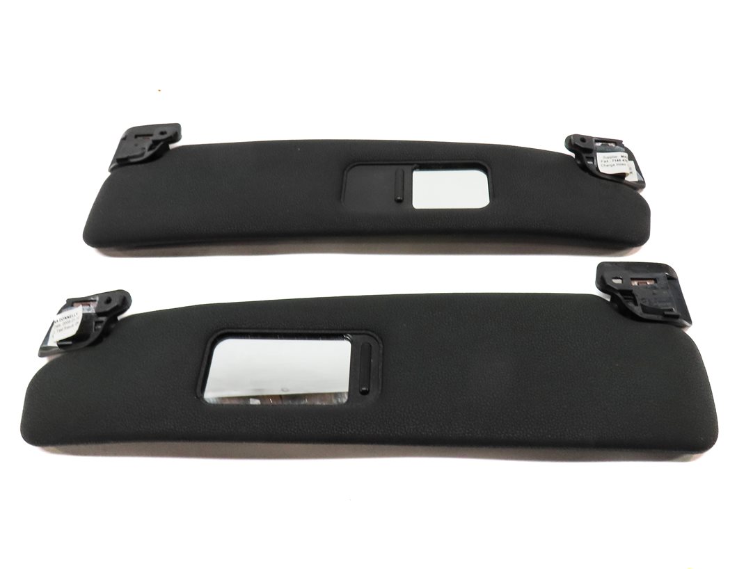Thumbnail 4: 2003-2008 BMW Z4 (E85) FRONT LEFT & RIGHT SUN VISOR SUNVISOR SET (Black)