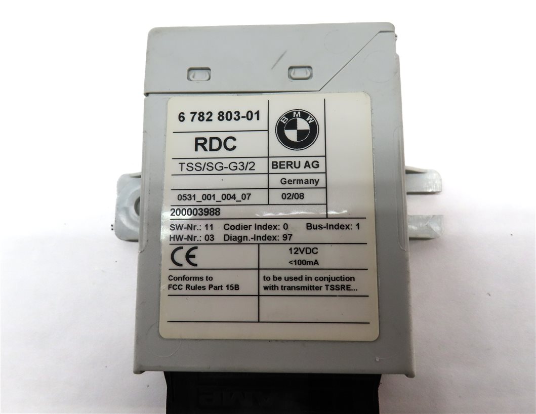 Thumbnail 4: 2008 BMW Z4 CONVERTIBLE (E85) TIRE PRESSURE MONITORING TPMS RDC CONTROL MODULE