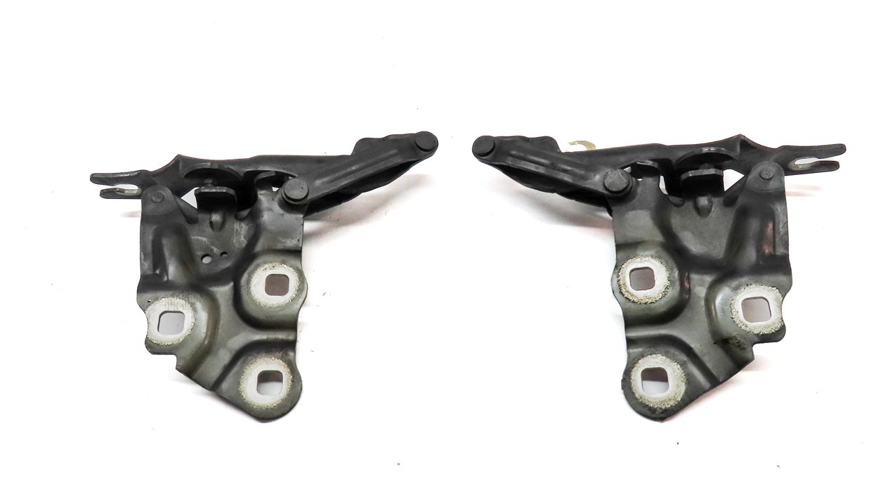Thumbnail 4: 2011-2018 BMW X3 X4 (F25 F26) FRONT LEFT & RIGHT HOOD HINGE SET 2 (Black)