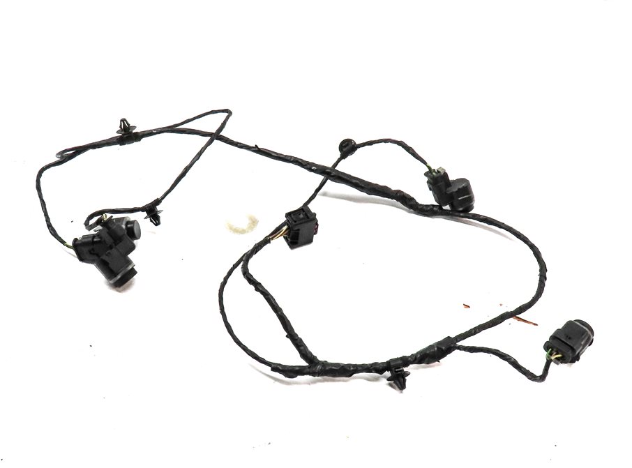 Thumbnail 1: 2012 BMW X3 F25 REAR PARK ASSIST PDC SENSOR SET 4 (Black) w/ WIRE WIRING HARNESS