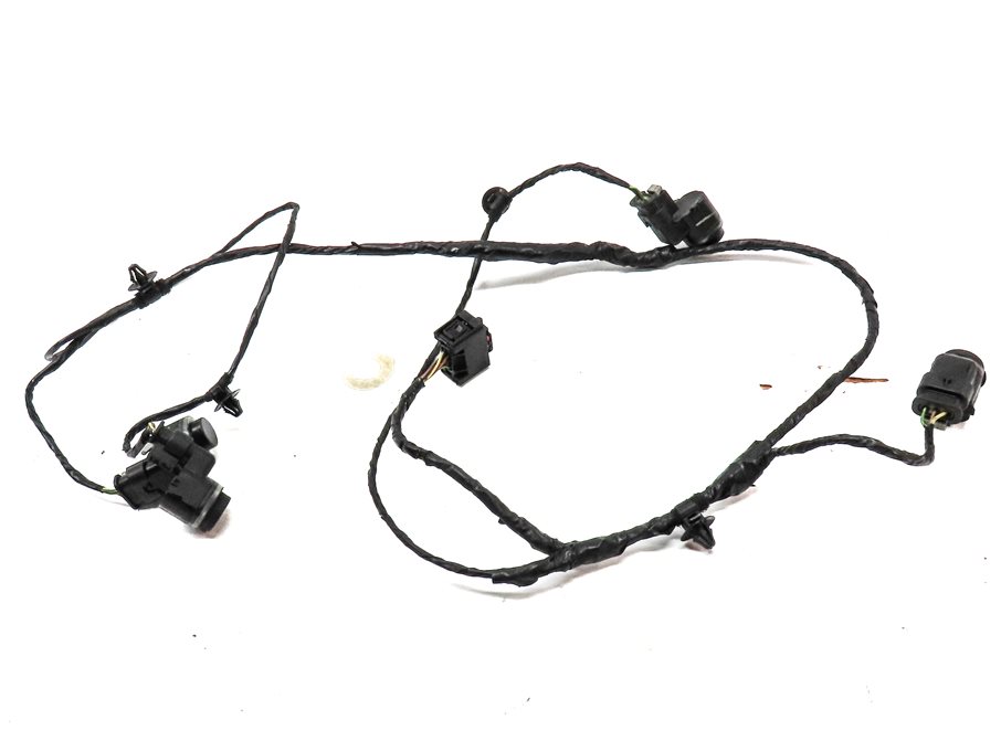 Thumbnail 2: 2012 BMW X3 F25 REAR PARK ASSIST PDC SENSOR SET 4 (Black) w/ WIRE WIRING HARNESS